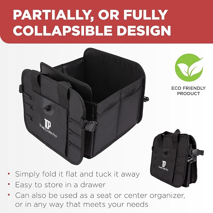 TRUNKCRATEPRO Car Organizers and Storage Premium Adjustable Multi Compartments - Image 7