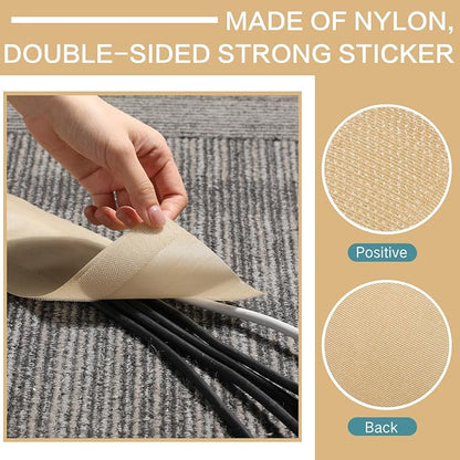 WILLBOND Carpet Cord Cover Cable Protector Floor Cover Cable Protector - Image 3