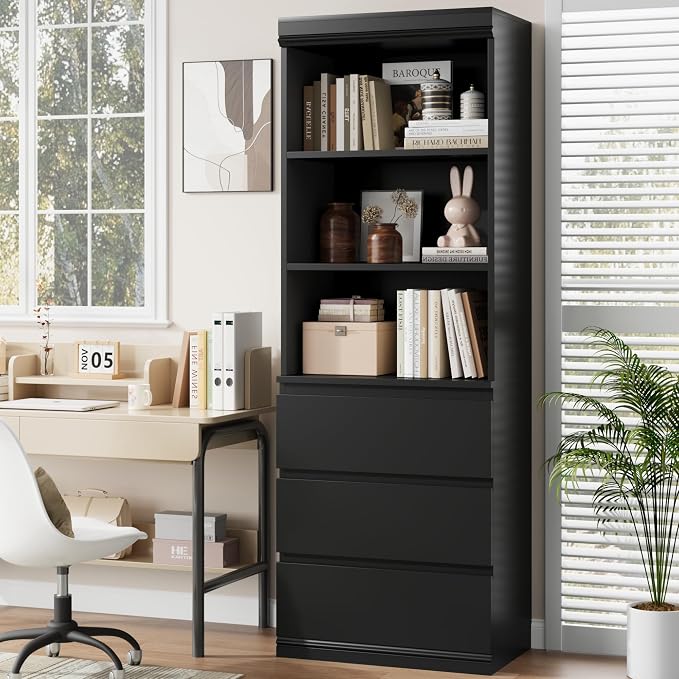 GarveeHome 70" Tall Bookcase - Image 7