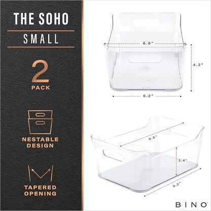 BINO | Plastic Storage Bins, Small - Image 2