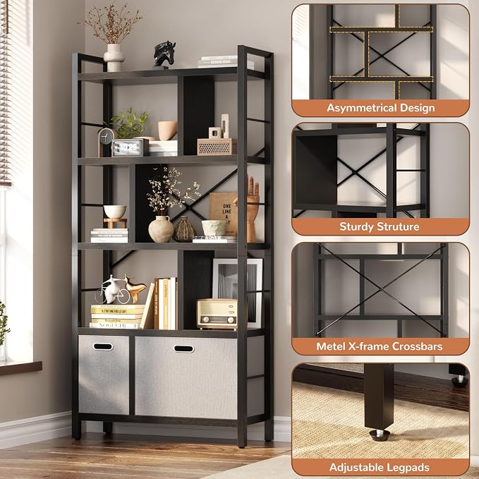 Armocity Bookshelf with Drawers - Image 4