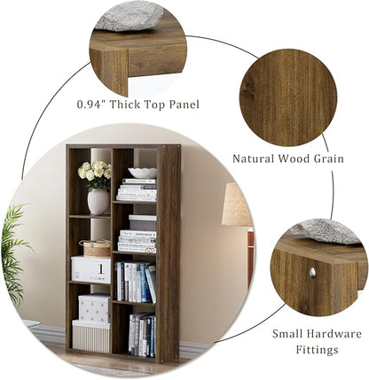 Cube Storage Organizer Bookcase, Decorative 11 inch Open Back Cubical Shelf - Image 6