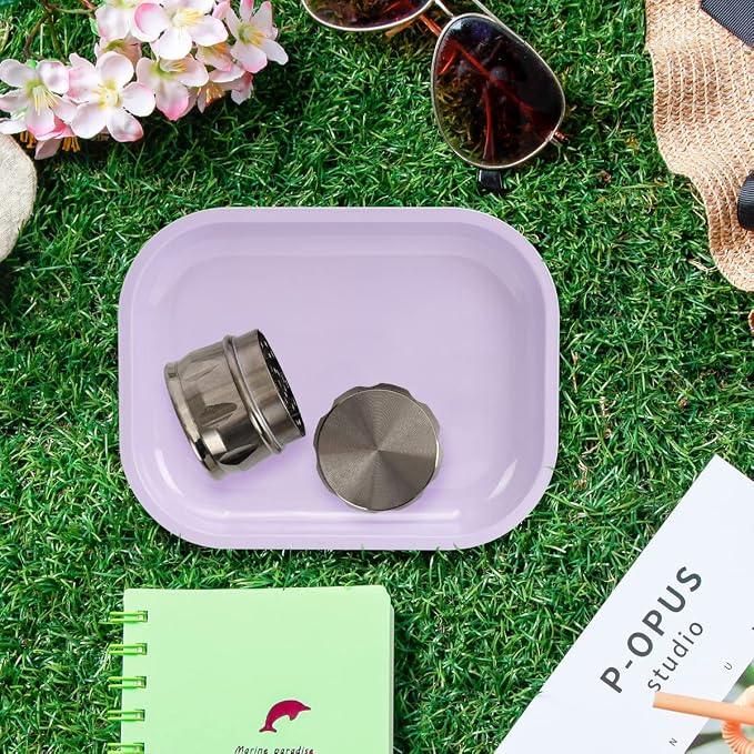 HOKirin Metal Tray With Soft Magnetic Lid, Small Blank With Spill Proof Cover - Image 6