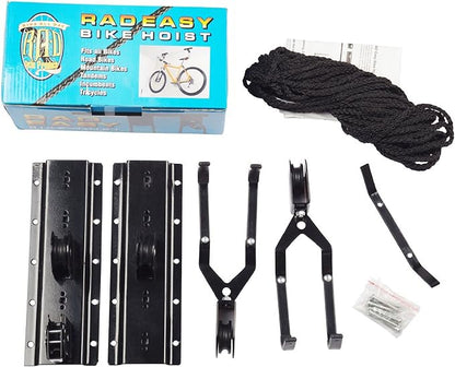 Bike Hanger - Overhead Hoist Pulley System - Secure Garage Ceiling Storage by - Image 2