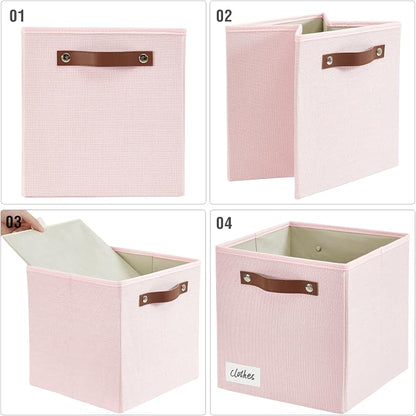 Collapsible Fabric Storage Cube Bins - Image 6