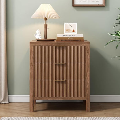 3 Drawer Dresser for Bedroom, Modern Wooden Chest - Image 3
