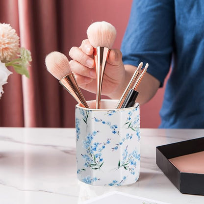 Pencil Holder for Desk Organizer, Ceramic Writing Utensil Storage Organizer - Image 3