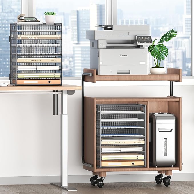 SUBEKYU 9 Tier Paper Organizer for Desk - Image 5