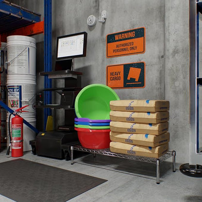 18" Deep x 42" Wide x 8" Height 1-Tier Wire Shelving Kit | NSF Commercial - Image 8