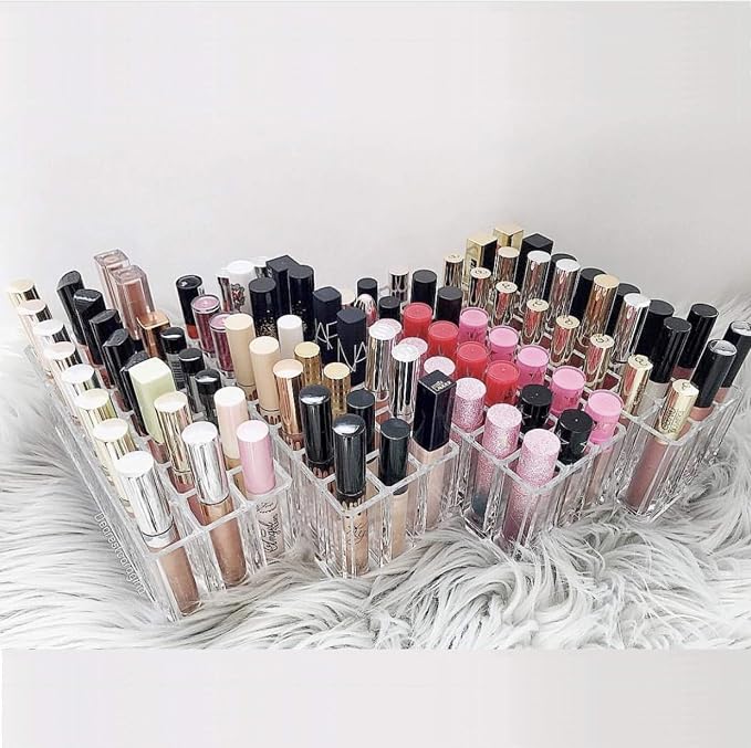 byAlegory Acrylic Lip Gloss Organizer & Beauty Makeup Holder | 24 Space - Image 4