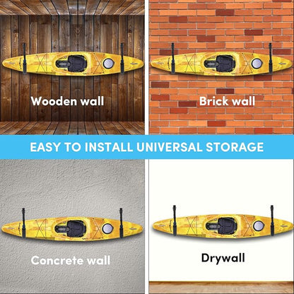 Kayak Storage Rack, Kayak Rack for Garage, Kayak Wall Mount Kayak Wall Rack - Image 6