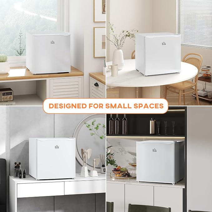 HOMCOM Mini Freezer Countertop, 1.1 Cu.Ft Compact Upright Freezer - Image 9