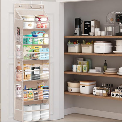 Over Door Organizer with 6 Extra Large Pockets 12 Side Pockets, Hanging Storage - Image 8