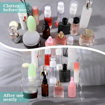 2 Pack 4 Tier Acrylic Display Risers, and Collectibles - Image 6