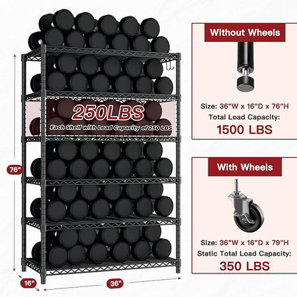 PrimeZone 6 Tier Wire Shelving - Image 3