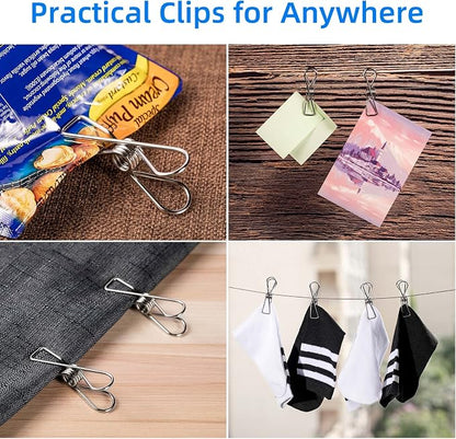 40 Pack Wire Clothes Pins Heavy Duty Outdoor, Stainless Steel ClothesPins - Image 5