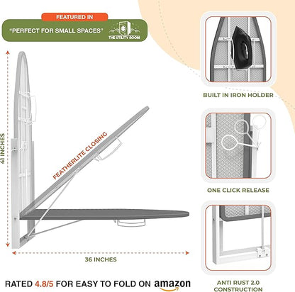 Xabitat Wall Mounted Ironing Board - Image 4