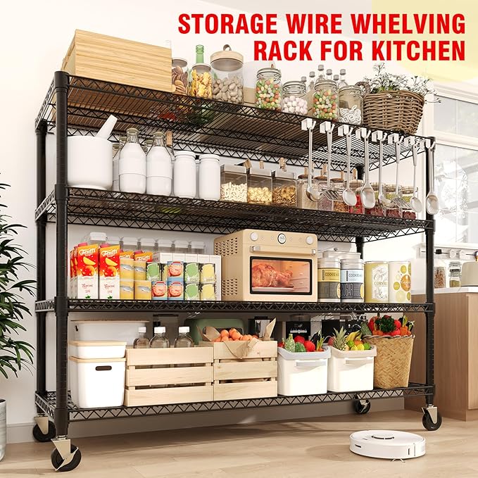 71" H Storage Shelves 2640LBS Heavy Duty Shelving Unit - Image 5