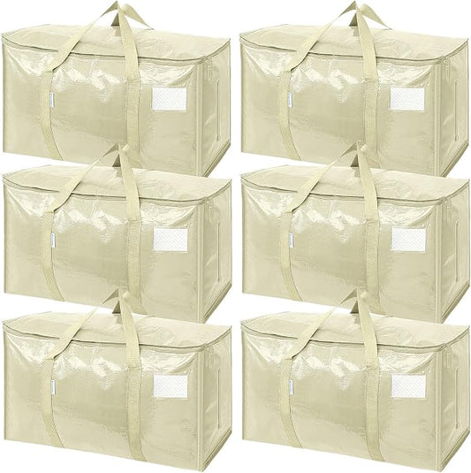 TICONN 6 Pack Extra Large Moving Bags by TICONN