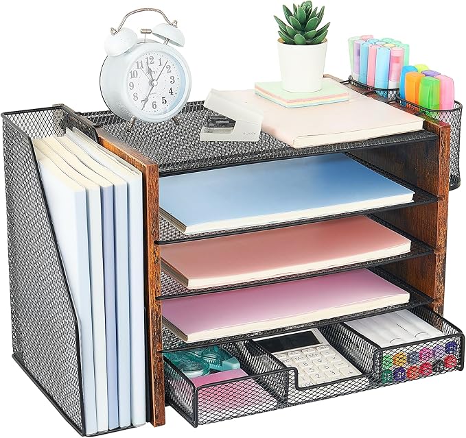 Wood Desk Organizers and Accessories by AUPSEN