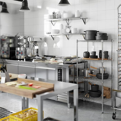 18" Deep x 24" Wide x 54" Height Wire Shelving Kit | 4-Tier | NSF Commercial - Image 5