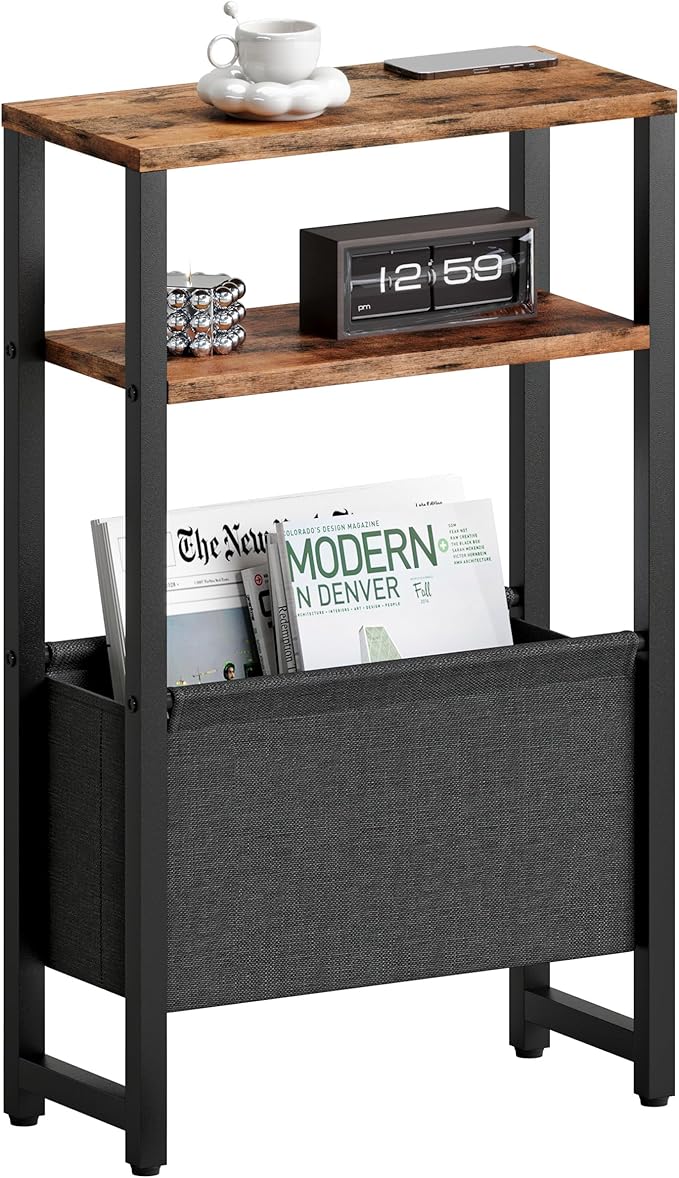 Narrow Side Table, Slim End Table by IRCPEN