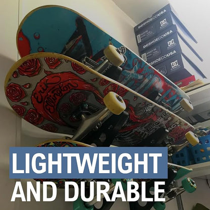 StoreYourBoard Skateboard Rack, 3 Board Wall Storage Mount, Home and Garage - Image 4