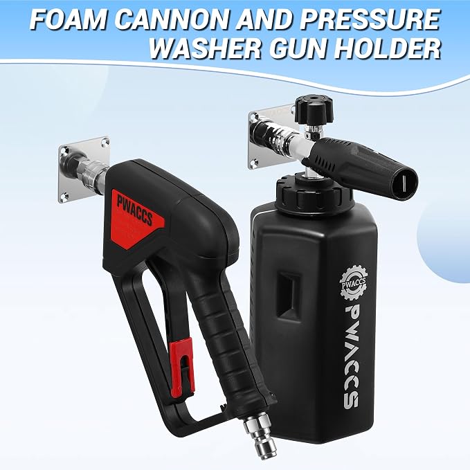 PWACCS Pressure Washer Gun Holder, Foam Cannon Holder, 1/4" Quick Connect Foam - Image 5