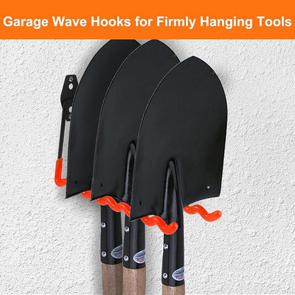 Wall Mounted Garage Hooks Tool Organizer, 14 Inch Garage Storage Hook Heavy - Image 5