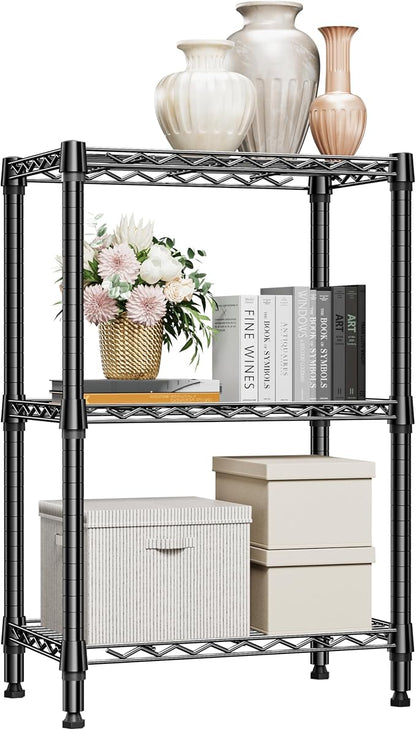750 lbs 3 Tier Shelf Metal Storage Shelves Shelving Wire Rack Heavy Duty Closet by MEIGAOPLASTICANDMETALHKCOLIMITED