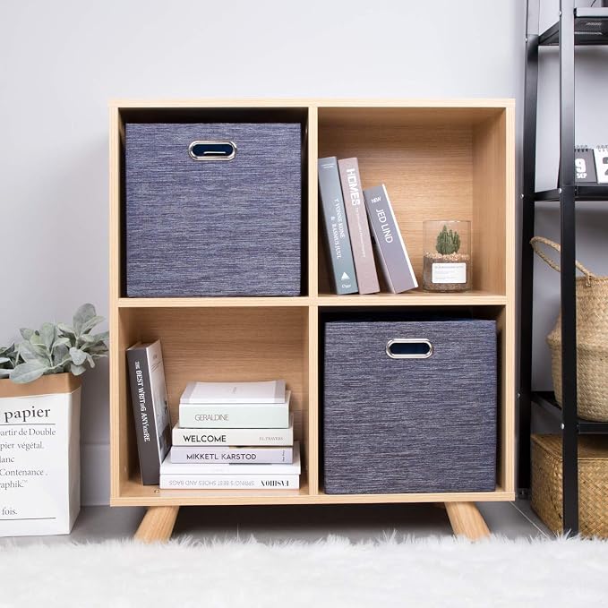 Posprica Storage Cubes, 11×11 Foldable Storage Bins, Thick and Heavy duty - Image 4