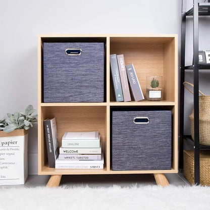Posprica Storage Cubes, 11×11 Foldable Storage Bins, Thick and Heavy duty - Image 4