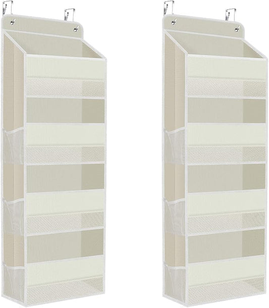 2 Pack Over The Door Organizer, Hanging Storage Organizer by SpaceHacks