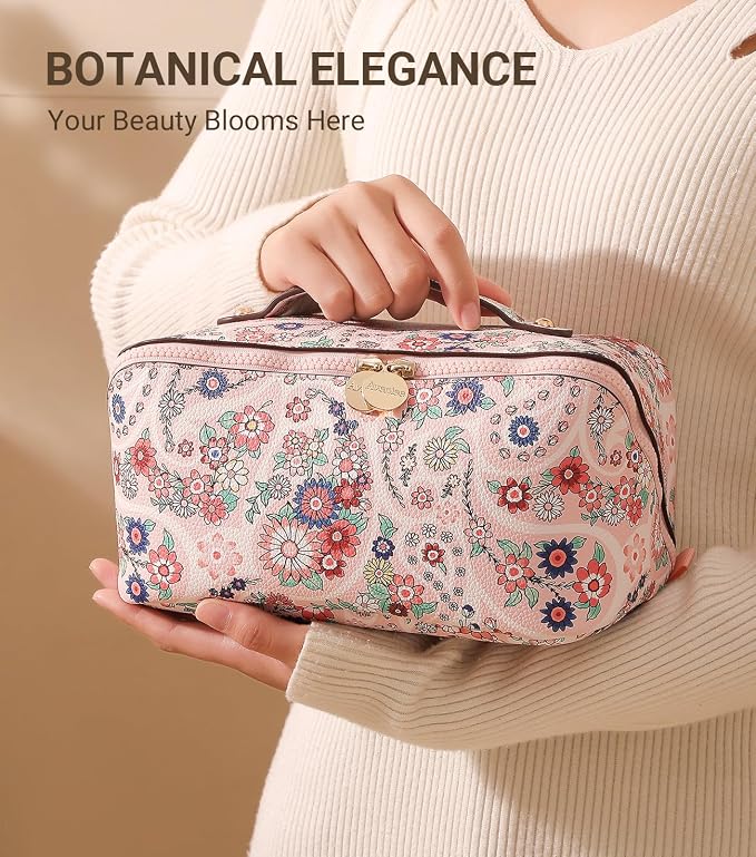 Aveniee Travel Makeup Bag for Women, Large Cosmetic Organizer - Image 8