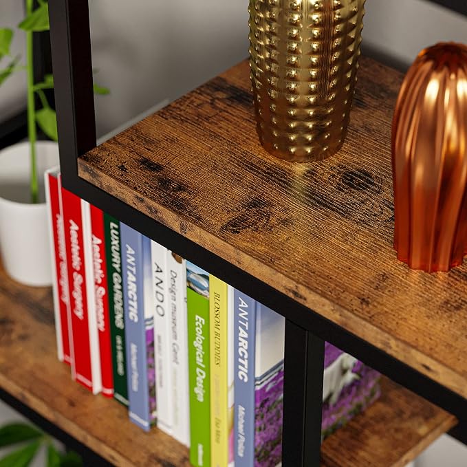 IRONCK Bookshelves 6 Tiers, Industrial Etagere Heavy Duty Shelves - Image 6