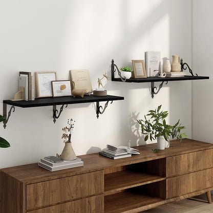 Deep Floating Shelves for Wall, 12 Inch Deep Floating Shelf - Image 2