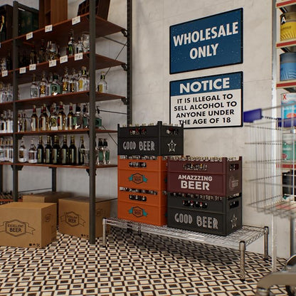 18" Deep x 42" Wide x 8" Height 1-Tier Wire Shelving Kit | NSF Commercial - Image 7