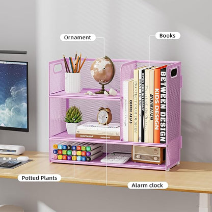 Marbrasse 3-Tier Desk Shelf Organizer - Image 6