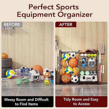 Garage Sports Equipment Organizer, Ball Storage - Image 8