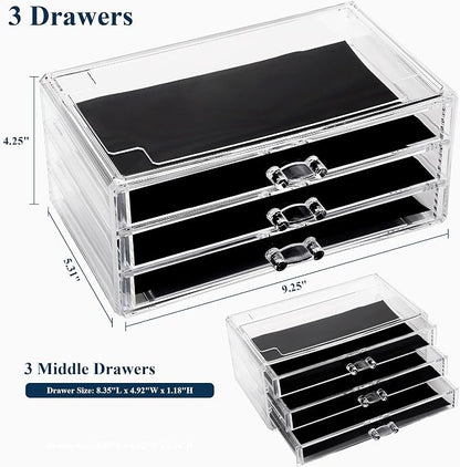 Sea Team Clear Makeup Organizer - Image 2