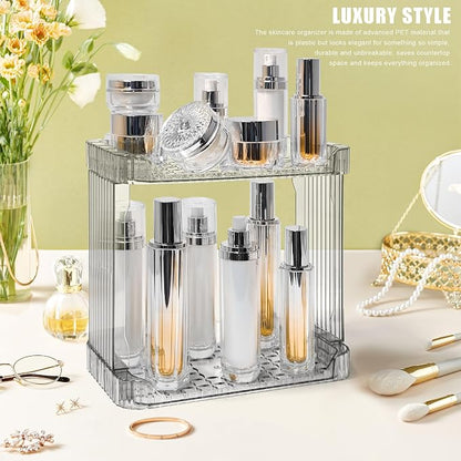 Bathroom Counter Organizer Cosmetics Skincare Organizers Skincare Makeup - Image 5