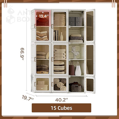 ANTBOX Portable Wardrobe Closet Storage Organizer - Image 6