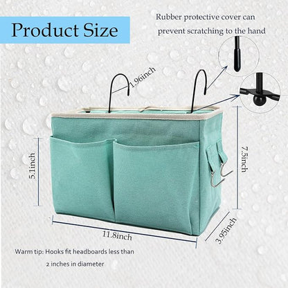 Bedside Caddy Bedside Hanging Storage Basket Multi-Function Organizer Caddy - Image 3