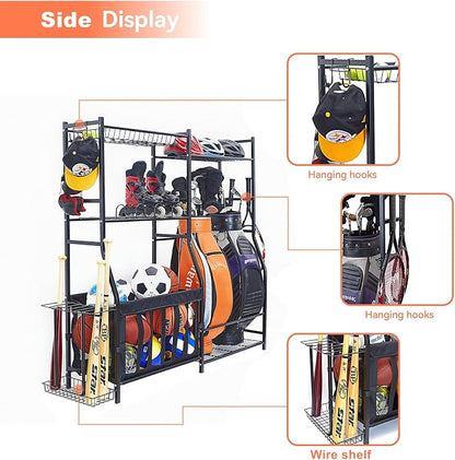 WALMANN Garage Sports Equipment Organizer, Golf Bag Stand - Image 5