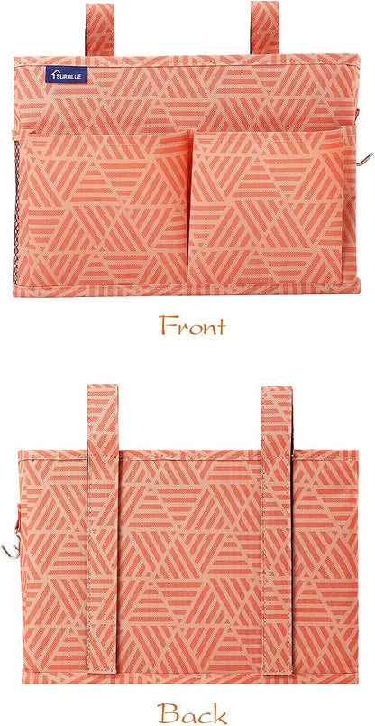Surblue Bedside Caddy Hanging Bed Organizer Storage Bag Pocket - Image 2