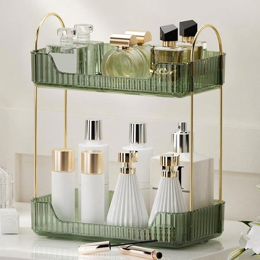 YCIA&DONE Bathroom Organizer Countertop, Makeup Storage, Skincare Cosmetic Tray by YCIADONE