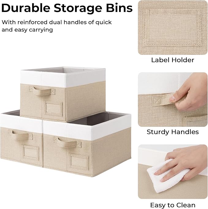 GRANNY SAYS Shelf Storage Baskets, Fabric Storage Bins - Image 5