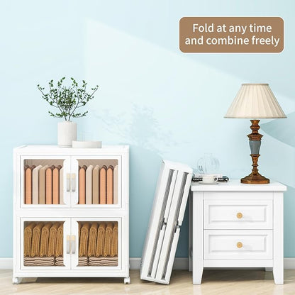 Large Clear Stackable Storage Bins - Image 6
