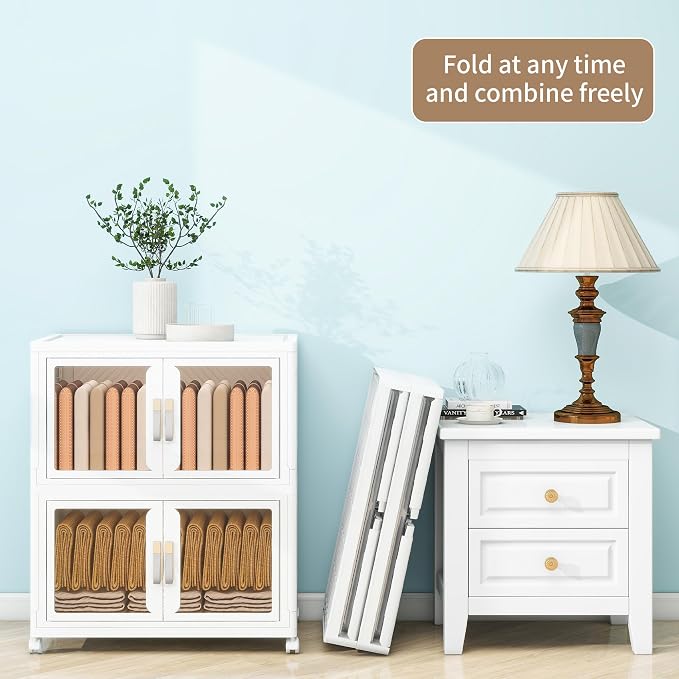 Large Clear Stackable Storage Bins - Image 6