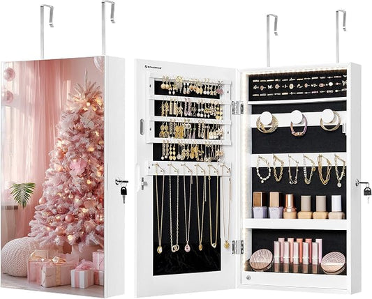 SONGMICS Mirror Jewelry Cabinet Armoire by SONGMICSbySONGMICSHOME